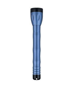 Aluminium Stablampe AL206, blau, fr 2 Batterien (L)R6 Mignon (AA, UM3), Art.Nr.: 801AB206