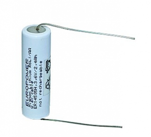 EUROPOWER Lithium Batterien Mignon ER14505H/AA 3,6V / 2400 mAh mit Axialdraht