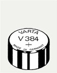 Varta Knopfzelle / Art. V384